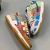 Original Europeo Halloween Dunk Zapatillas de Correr de Caña Baja con Amortiguación de Aire Zapatillas de Skate Parche de Pesadilla Graffiti Zapatos Transfronterizos