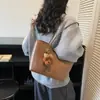 Bolsa Grande Fashion para Mulheres, Bolsa de Ombro Retro Nova Versátil de Grande Capacidade Casual para o Dia a Dia, Bolsa Grande Tote Simples Tendência