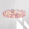 Lustre Retrô Francês Murano para Sala de Estar Luxo Acessível Luz Principal Designer Criativo Vidro Colorido Lâmpadas para Sala de Jantar Quarto