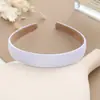 Diadema de Mujer Estilo Coreano 2.0 de Ala Ancha Tela de Alta Calidad Todas las Combinaciones Color Sólido Sello de Color para el Cabello Tocado