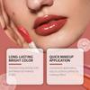 Brillo Labial Eelhope, Hidratante para Labios, Colorido, Larga Duración, No se Desvanece, No se Transfiere, Brillo Labial Hidratante Portátil