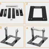 Máquina Marcadora de Cables Número Soporte para Tubo de Conduit Soporte para Tubo Numérico de PVC Placa de Soporte Base para Tubo con Dientes Internos en Forma de Flor de Ciruelo Soporte Auto-Giratorio