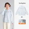 Jaqueta Suéter Macia para Meninas Pudding Haru Outono 2026 Nova Jaqueta Baseball Doce e Cool Infantil