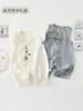 Roupas de Bebê Lua Cheia de Verão Roupas de Bebê de 100 Dias Estilo Chinês Manga Curta Fina Macacão para Recém-Nascido Roupas Infantis Anyang
