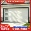 Porta de garagem em aço galvanizado estilo europeu, feita sob medida, do fabricante original, conjunto completo de porta de garagem elétrica automática basculante controlada por controle remoto