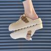 Sapatos Perfurados Estilo Birkenstock para Mulheres, Novo Modelo Verão 2025, Uso Externo, Sola Grossa, Antiderrapante, Uso Doméstico e Externo, Sandálias Fechadas