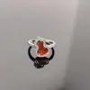 Anillo de Calabaza Kirin con Diamantes Completos Versión de Alta Gama Chapado en Oro Rosa de 18K Anillo de Banda Ancha Lujo Ligero Anillos de Pareja de Alta Gama Estilo Nicho Ins