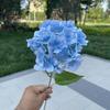 Flor artificial de hortensia camuflada individual para boda, salón de bodas, decoración del hogar, flor artificial al por mayor
