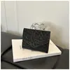 Cor sólida simples casual nicho design personalizado estiloso porta-moedas bolsa quadrada pequena bolsa pequena para mulheres porta-cartões pequeno carteira de mão