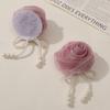 Estilo coreano atmosfera requintada pérola arco rosa flor acessórios acessórios para cabelo roupas sapatos e meias bolsa capa para celular acessórios