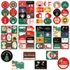 Pegatinas Navideñas Populares en Varios Estilos, Pegatinas de Tatuaje de Regalo de Navidad, Pegatinas en Rollo, Pegatinas Navideñas
