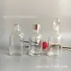Botella de aromaterapia de color degradado de 50 ml con boca de bayoneta de seda Botella de vidrio de aromaterapia Blanco Cristalino