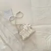 Bolsa Plissada Estilo Coreano Nicho Fashion Simples e Estilosa 2026 Nova Coleção Primavera Casual Pequena para Ombro Transversal para Mulheres