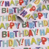 Papel de Presente de Aniversário Infantil Mais Vendido Internacionalmente, Papel de Presente de Desenho Animado, Papel para Capa de Livro de Brinquedo de Animal Fofo, Pronto para Entrega