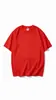 Comércio Exterior Camiseta Básica Cor Sólida Tamanho Plus Size Masculina e Feminina Camiseta de Camada de Base Manga Curta Algodão Puro Pesado Camiseta de Marca Tendência Atacado Personalização