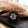 Pinza de Satín de Gama Alta para Cabello, Pinza Versátil de Color Sólido Simple Estilo Francés, Pinza de Tiburón Grande para Peinados Recogidos