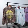 Sudadera con capucha para hombre de algodón puro con forro polar y estampado de telaraña Sp5Der