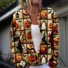 Suéter cárdigan floral europeo y americano de Halloween transfronterizo, estación independiente de Amazon Aliexpress, versátil y con temperamento
