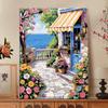Venta al por mayor del fabricante Pintura al óleo digital DIY Flor de margarita pequeña Alto valor Alivio del estrés Sanación Colorear Pintura decorativa Pura pintada a mano