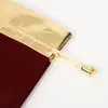 Bolsa de flanela estampada atacado Phnom Penh boca de ouro joia bolsa de embalagem de joias bolso pacote saco de presente de casamento da sorte