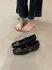 Sapatos Femininos Estilo Francês Inspirados em Chanel com Salto Escondido, Novos Sapatos Mary Jane Versáteis Pretos Primavera/Verão 2026