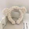Orejas de Oso Lindas Peluche Tocado Aro para el Cabello Aro para Lavarse la Cara de Mujer Clips para el Cabello Populares en Internet Diadema Flequillo Accesorios para el Cabello Coletas