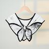Nuevo estilo, estilo extranjero, punto fino, estilo chino, pequeño chal para mujer, cuello falso de alta gama, decoración para habitación con aire acondicionado.