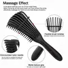 Peine de Airbag para el Hogar Transfronterizo al por Mayor para Peinado de Cabello Graso, Peine Grande para Desenredar, Peine de Nueve Filas para Peluquería, Peine de Cola para Peinado, Juego de Peines de Dientes Anchos