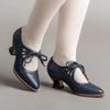 Estación Independiente de Amazon Comercio Exterior Transfronterizo 2024 Primavera Europea y Americana Nuevo Hueco de Encaje con Cordones Talla Grande Zapatos Casuales para Mujer
