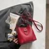 Moda Primaveral 2026 Bolso Elegante Bolso Cubo Bolso Cesta Bolso de Mano Sencillo Bolso Bandolera