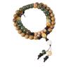 Dunhuang Sándalo Bodhi Verde DIY Pulsera Simple Especificaciones 0.8 Para Hombre y Mujer Juego Cultural Rosario Joyería Fábrica Venta al por Mayor