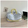 Estilo Coreano Nuevo Bolso de Viaje Dulce con Lazo Versátil Casual para Viajes Cortos Viajes de Negocios Equipaje Bolsa de Deporte y Fitness Texto Impreso