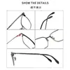 Nuevas gafas de negocio de titanio puro tamaño grande SH0082, montura cuadrada elegante, modernas y versátiles para hombre, se pueden equipar con lentes graduadas