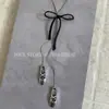 "Ballet Dulce" Zapatos de Ballet Japoneses y Coreanos Camiseta con Lazo Cadena de Suéter con Borla