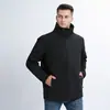 Roupas de assalto de inverno macacão masculino homens podem imprimir logotipo empresa de logística uniforme acolchoado com veludo roupa de casal