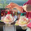 Celebridad de Internet Maleta Nueva Nochebuena Taza de Ampolla de Helado Caja de Empaque para Caja de Mano Caja de Decoración para Postres