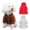 Teste de prova de lote de suéter de animal de estimação de cor sólida personalizado para gato/cachorro pequeno com logotipo personalizado impresso fabricantes