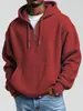 2025 Nuevo Estilo Caliente de Amazon Sudadera con Capucha para Hombre Sudadera con Cremallera de Doble Capucha Estampada en 3D para Hombre--Waffle
