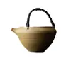 Conjunto de Chá Estilo Japonês Wabi-Sabi com Cerâmica Rústica, Bule da Coleção Huang Xiang Ye, Gaiwan, Xícaras de Chá e Suporte para Bule Liquidação