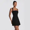 Vestido de Alcinha Sexy Elegante Simples Versátil Transparente Modelador de Silhueta Europeu e Americano para Banquete 2026 Fonte Direta