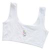 Em estoque Sutiã estilo colete de cor sólida para atacado Algodão Puro Anti-impacto Roupa íntima para meninas Confortável Macio Período de Desenvolvimento Envolva o Peito