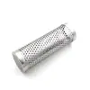 Spot de fábrica tubo hexagonal redondo de aço inoxidável 304 com grão defumado tubo defumador para churrasco BBQ