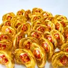Decorações de enfeites para bolo de chocolate com moedas de ouro, barras e lingotes de ouro, celebração de aniversário, doces de casamento, confeitaria, toppers de bolo de aniversário