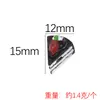 Bolo Triangular de Morango de Resina DIY Cola de Creme Cola Acessórios para Capa de Celular Ímã de Geladeira Brinquedo de Comida Miniatura Japonesa