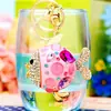 Chaveiro de Carro Coleção Peixe Cravejado de Diamantes Metal Fofo Pingente para Bolsa Feminina Anel de Chaveiro Pequeno Presente com Símbolo de Prosperidade