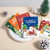 Serie Navideña Cuaderno de Dibujos Papelería para Estudiantes Cuaderno de Bolsillo Portátil Diario Cuaderno Rayado para Escribir a Mano Venta al por Mayor
