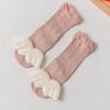 Calcetines de Malla Transpirable de Algodón Clase A para Bebés Niños y Niñas de 0 a 3 Años, Verano, Tubo Medio, Boca Suelta, Muñeca