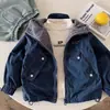 Jaqueta de Lã Bangcheng para Meninos 2026 Inverno Nova Roupa de Trabalho Infantil Jaqueta com Capuz Espessa Roupas Infantis Zhili Huzhou