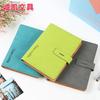 Fabricante Hebilla Personalizada Libreta Ranuras Múltiples para Tarjetas Oficina Negocios Libreta de Hojas Sueltas Libro de Mano Logotipo Personalizado