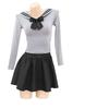 Minissaia Sexy e Quente, Uniforme Jk Puro e Privado de Campus Leve e Maduro, Roupa Feminina de Verão de Manga Comprida para Companheira Irmã Mais Velha